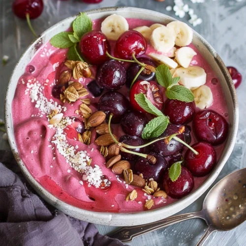 Vegan Cherry Smoothie Bowl