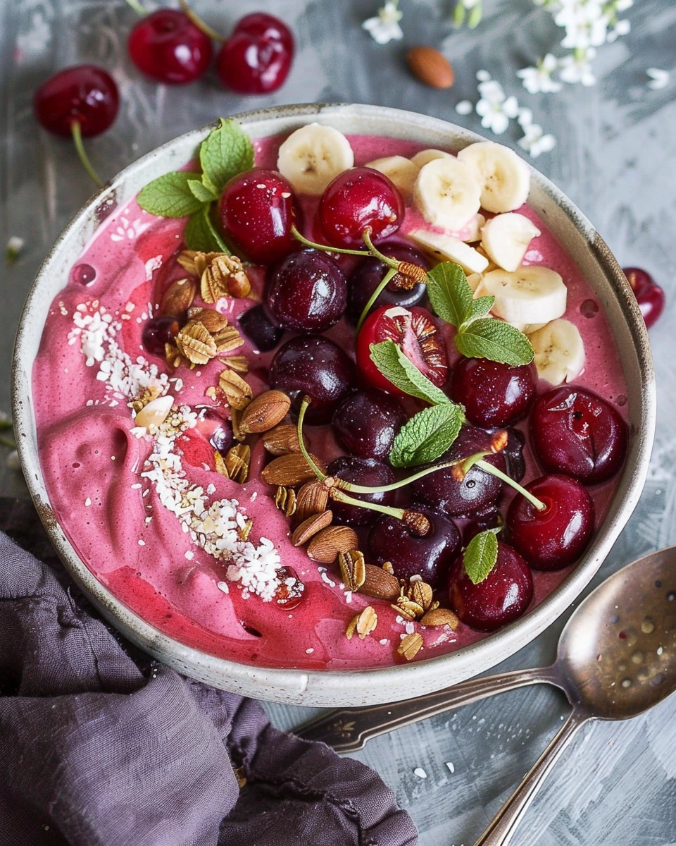 Vegan Cherry Smoothie Bowl