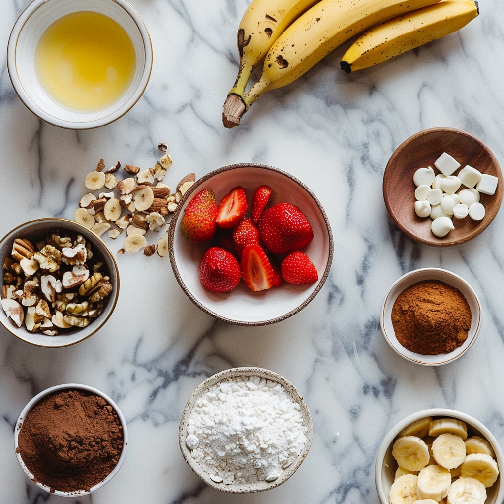 Strawberry Banana Bread