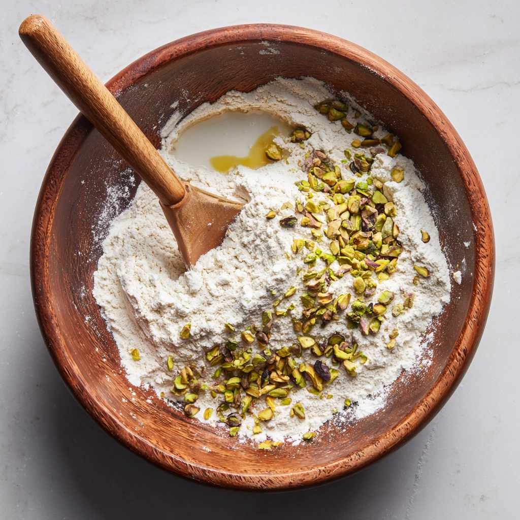 Vegan Mini Pistachio Cupcakes