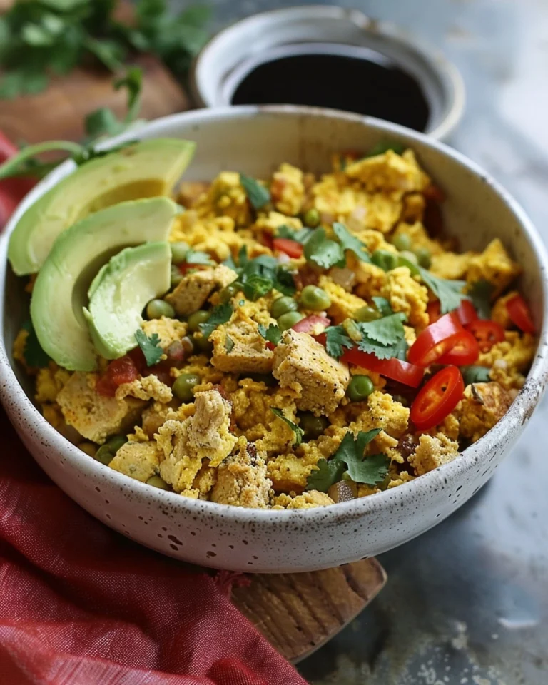 Easy Southwestern Tofu Scramble