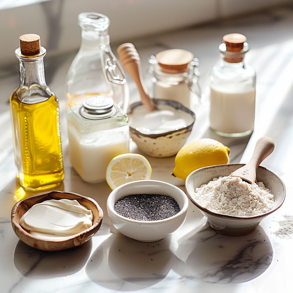 Vegan Lemon Poppyseed Muffins